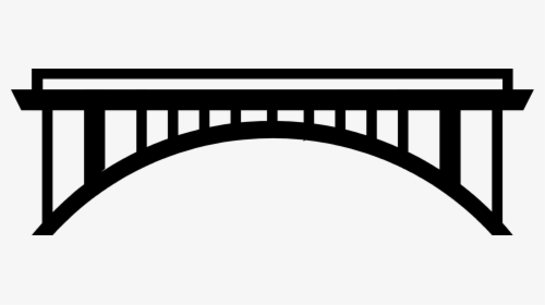 Vector Illustration Of Suspension Bridge Symbol - Vector Bridges, HD Png Download, Transparent PNG