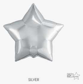 Deflated Balloon Png , Png Download - Silver Star Foil Balloon Png, Transparent Png, Transparent PNG