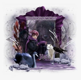 Ptu Gothic Winter Wolf Cluster Frames - Illustration, HD Png Download, Transparent PNG