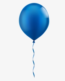 Clip Art Blue Balloons Clipart - Blue Transparent Background Balloons Png, Png Download, Transparent PNG