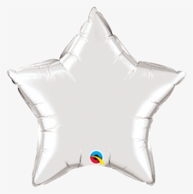 Transparent Deflated Balloon Png - Stars Balloon Silver Png, Png Download, Transparent PNG