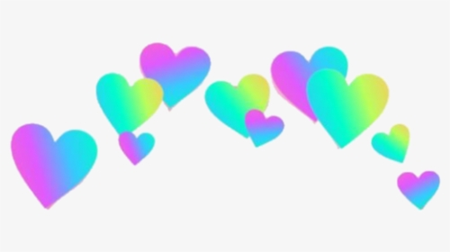 #kawaii #stickers #cute #sticker #chibi #adorable #png - Rainbow Heart Emoji Transparent, Png Download, Transparent PNG
