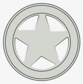 Sheriff, Badge, Police, Star, Law, Symbol, West - Police Star Png Transparent, Png Download, Transparent PNG