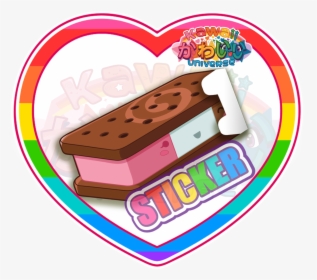 Kawaii Cupcake Sticker Png , Transparent Cartoons - Kawaii Strawberry Cute Kawaii Strawberry Stickers, Png Download, Transparent PNG