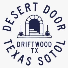 Dd Des Circle Badge Devr1 Spot Navy - Desert Door Logo, HD Png Download, Transparent PNG