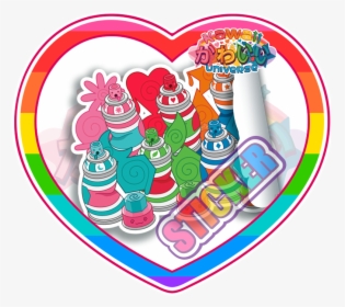 Kawaii Universe Cute Rainbow Spray Paint Cans Spectrum - Transparent Cute Design Sticker, HD Png Download, Transparent PNG