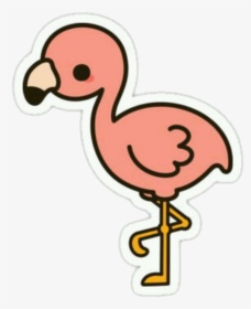 Cute Flamingos Clipart , Png Download - Cute Flamingo Drawings Easy, Transparent Png, Transparent PNG