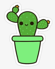 Cute Cactus Sticker - Cute Cactus Clipart, HD Png Download, Transparent PNG