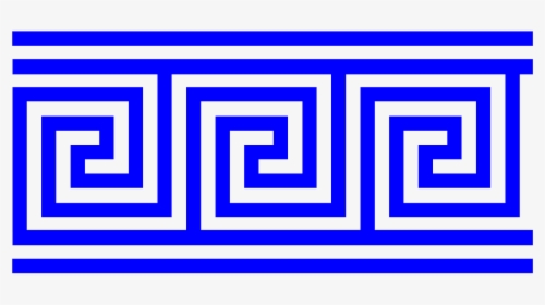 Blue, Border, Greek, Key, Pattern, Repeating, Square - Greek Pattern Png, Transparent Png, Transparent PNG