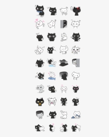 Kawaii Stickers Black And White , Png Download, Transparent Png, Transparent PNG