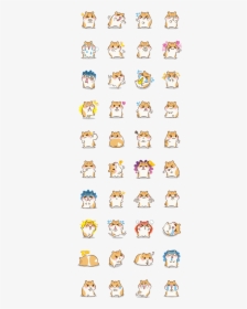 Is Chloe Many Cute Stickers Available In This Set Sell - Kawaii Hamster Stickers, HD Png Download, Transparent PNG