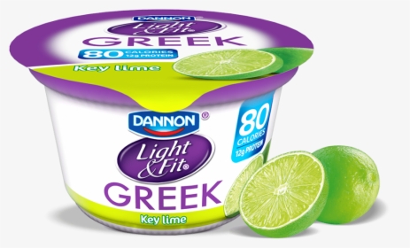 Key Lime Greek Yogurt - Dannon Light And Fit Greek Yogurt, HD Png Download, Transparent PNG