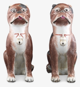 Porcelain Chinese Pug Dogs - Pug Dogs, HD Png Download, Transparent PNG