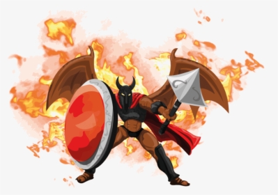 Demonio Guerrero - Illustration, HD Png Download, Transparent PNG