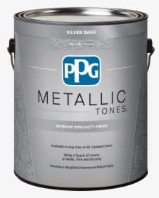Metallic Tones Silver Base - Ppg, HD Png Download, Transparent PNG