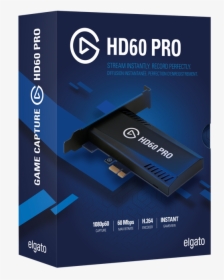 Elgato Game Capture Hd60 Pro Stream, Record And Share - Elgato Hd60 Pro Box, HD Png Download, Transparent PNG