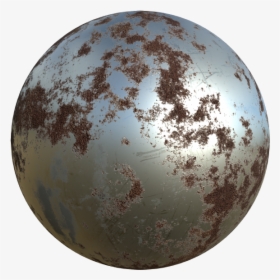 Oxidized Rusty Metal Texture, Seamless And Tileable - Sphere, HD Png Download, Transparent PNG
