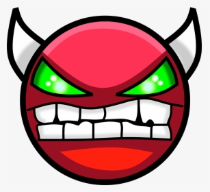 Demon - Geometry Dash Demon Face, HD Png Download, Transparent PNG