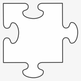 Puzzle Piece Png - Autism Awareness Puzzle Piece Coloring Page, Transparent Png, Transparent PNG