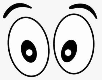 Eyes Eye Black And White Clip Art Cartoon Cliparts - Clip Art Eyes Black And White, HD Png Download, Transparent PNG