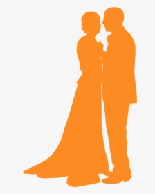 Silhouette Couple Dancing Wedding, HD Png Download, Transparent PNG
