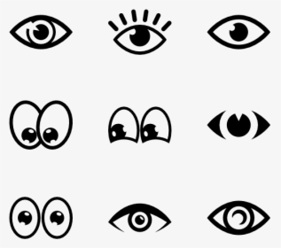 Eyecons - Eyes Icon Vector, HD Png Download, Transparent PNG