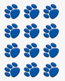Tcr5117 Blue Paw Prints Mini Accents Image - Social Infrastructure In India, HD Png Download, Transparent PNG