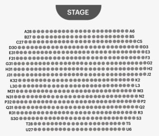 Seat-map - Drama Center Seating Plan, HD Png Download, Transparent PNG