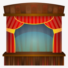 28 Collection Of Puppet Show Stage Clipart - Theater Stage Clipart, HD Png Download, Transparent PNG