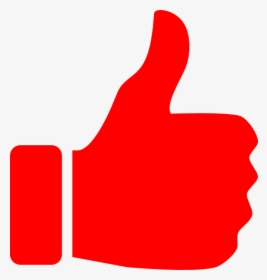 Red Thumbs Up Clipart - Thumbs Up Icon Red, HD Png Download, Transparent PNG
