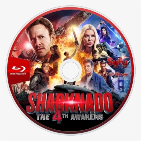 The 4th Awakens Bluray Disc Image - Sharknado 4, HD Png Download, Transparent PNG