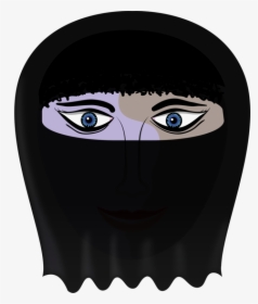 Head,eye,black Hair - Cartoon, HD Png Download, Transparent PNG