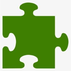 Hd Small Green Piece - Green Autism Puzzle Piece, HD Png Download, Transparent PNG