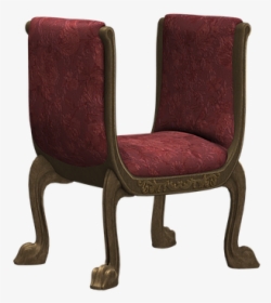 Bank, Stool, Chair, Wood, Upholstery, Upholstered - Chair, HD Png Download, Transparent PNG