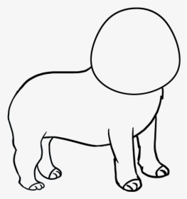 How To Draw Pug - Draw A Pug, HD Png Download, Transparent PNG