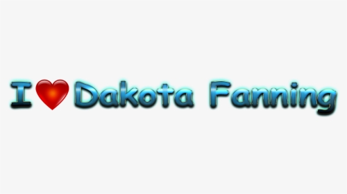 Dakota Fanning Love Name Heart Design Png - Heart, Transparent Png, Transparent PNG