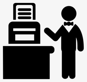 Man Working With Printer, HD Png Download, Transparent PNG