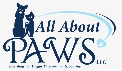 The All About Paws Logo In Navy Blue With A Light Blue - Poster, HD Png Download, Transparent PNG