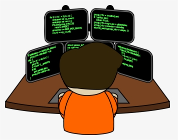 Clip Art People On Computers - Programming Clipart, HD Png Download, Transparent PNG