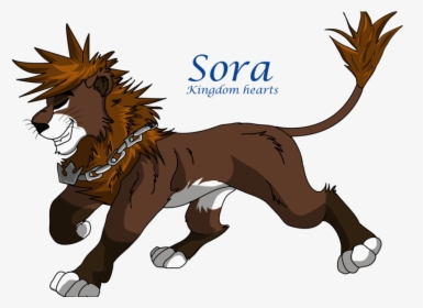 Transparent Lion Cub Png - Sora Kingdom Hearts Lion King, Png Download, Transparent PNG