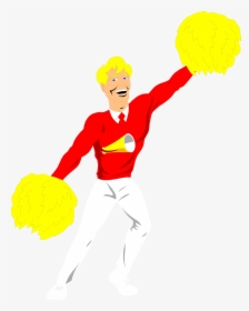 Male Cheerleader Clipart - Clip Art, HD Png Download, Transparent PNG