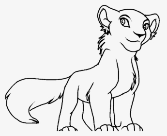 Cheetahs Drawing Body - Line Art, HD Png Download, Transparent PNG