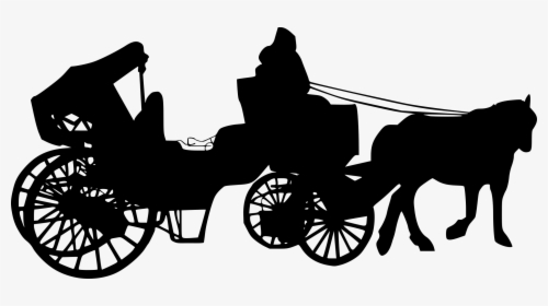 Hd Images For Horse And Carriage Silhouette Png, Transparent Png, Transparent PNG