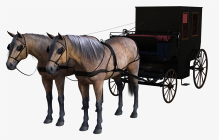 Transparent Horse And Carriage Png - Horse And Carriage Png, Png Download, Transparent PNG