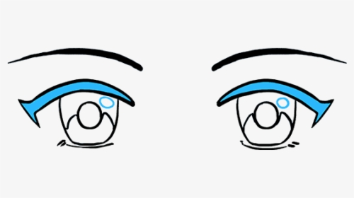 How To Draw Anime Eyes - Draw Anime Eyes, HD Png Download, Transparent PNG