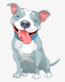 American Pit Bull Terrier - Cute Cartoon Pitbull, HD Png Download, Transparent PNG