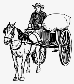 Chariot,horse Tack,horse Supplies - Free Horse And Cart Clip Art, HD Png Download, Transparent PNG
