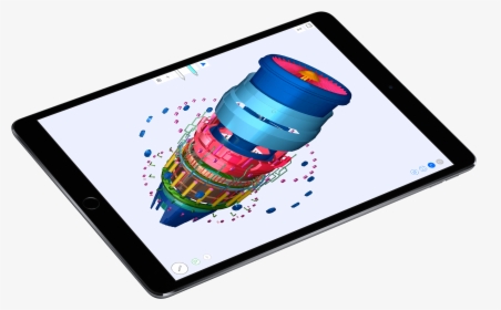 Clip Art Macbook Drawing Pad - Ipad Pro Create 3d Drawings And Models, HD Png Download, Transparent PNG
