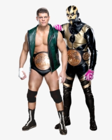 Cody Rhodes & Goldust As Wwe Tag Team Champions - Cody Rhodes And Goldust Tag Team Champions, HD Png Download, Transparent PNG
