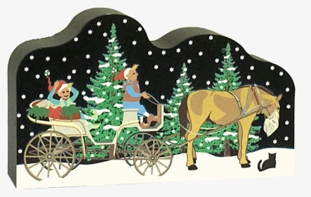 Illustration - Horse And Buggy, HD Png Download, Transparent PNG